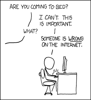 XKCD comic: duty calls