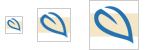 A favicon in multiple sizes